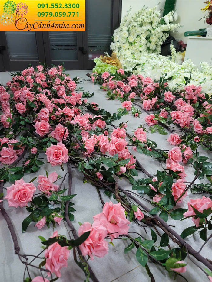 Giàn Hoa Hồng Giả Đẹp