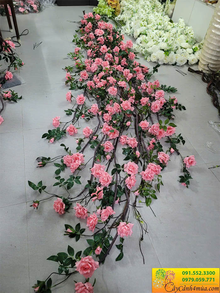 Giàn Hoa Hồng Giả Đẹp