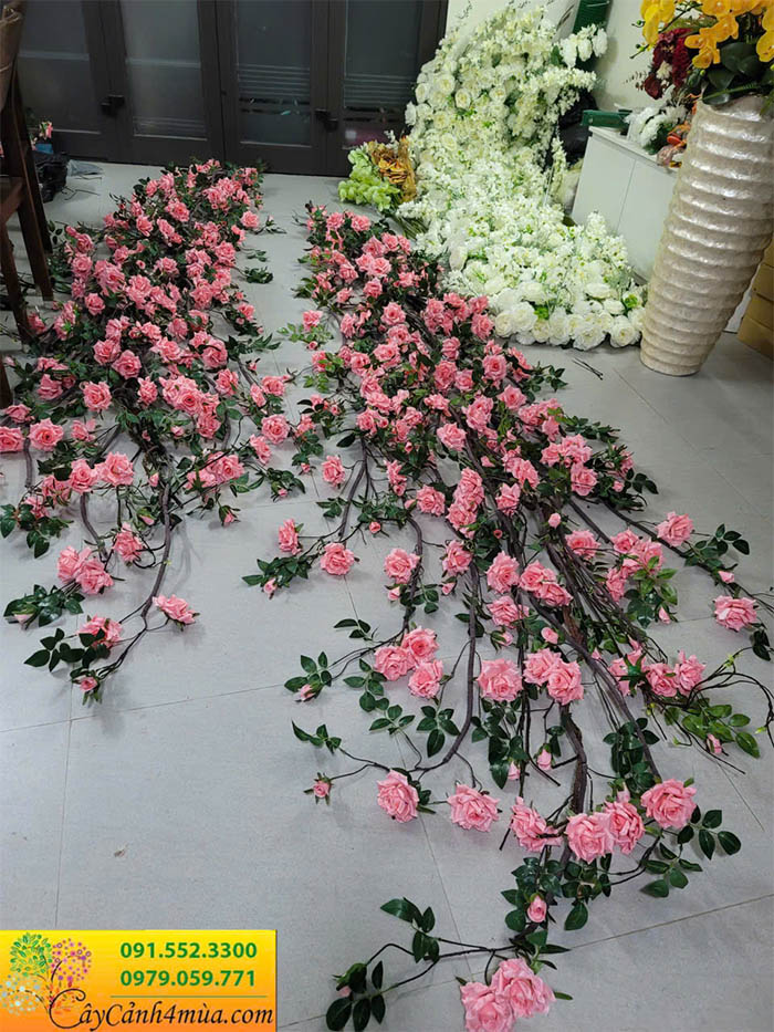 Giàn Hoa Hồng Giả Đẹp