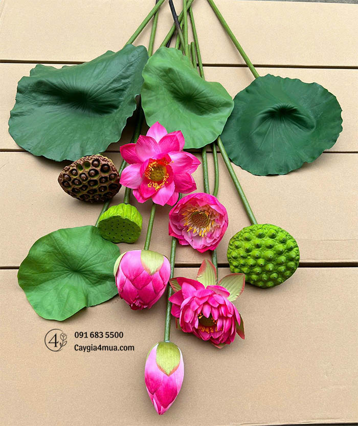 Phụ Kiện Hoa Sen Nhân Tạo 