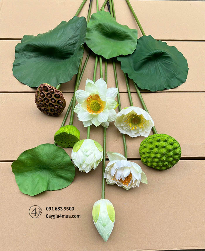 Phụ Kiện Hoa Sen Nhân Tạo 