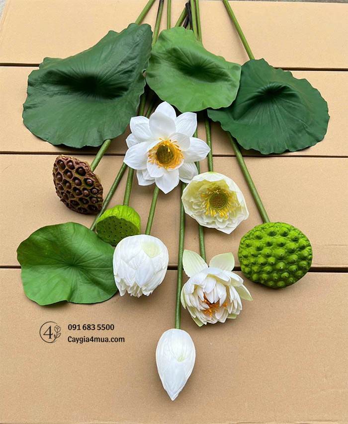 Phụ Kiện Hoa Sen Nhân Tạo 