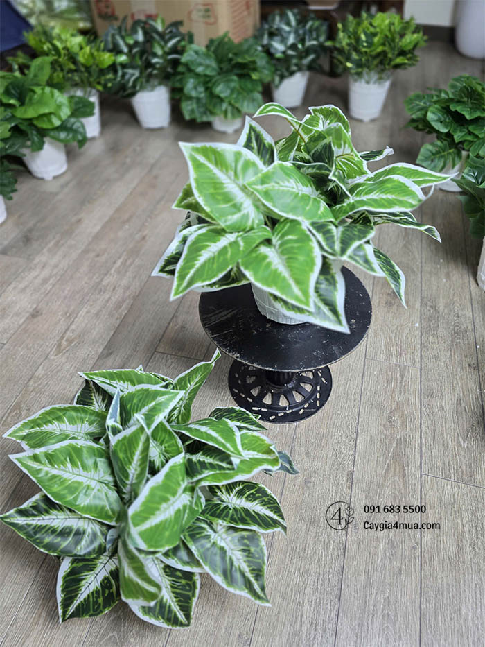 Chậu Cây Xanh Nhỏ Giả
