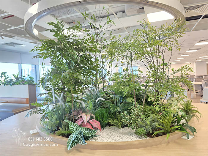 Decor Cây Giả Văn Phòng Cao Cấp