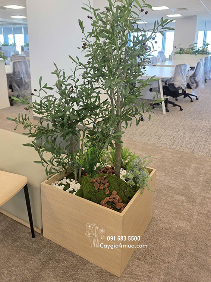 Decor Cây Giả Văn Phòng Cao Cấp
