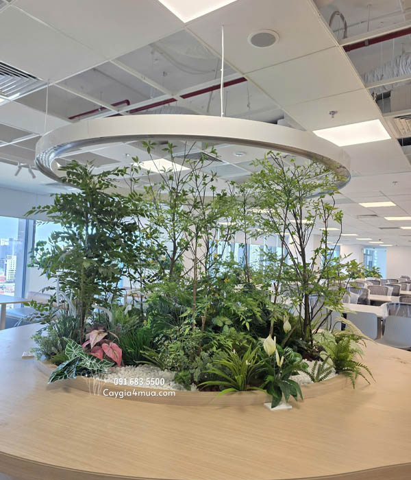 Decor Cây Giả Văn Phòng Cao Cấp