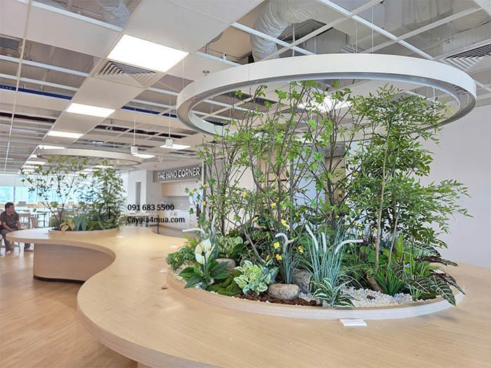 Decor Cây Giả Văn Phòng Cao Cấp
