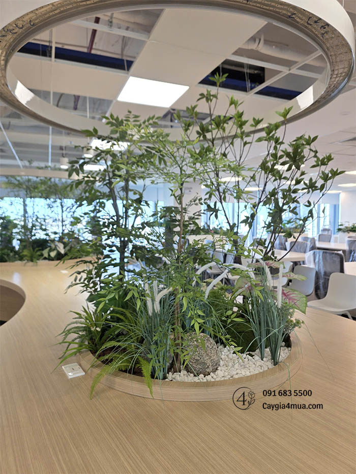 Decor Cây Giả Văn Phòng Cao Cấp