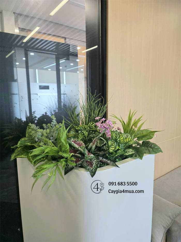 Bồn Cây Giả Tiểu Cảnh