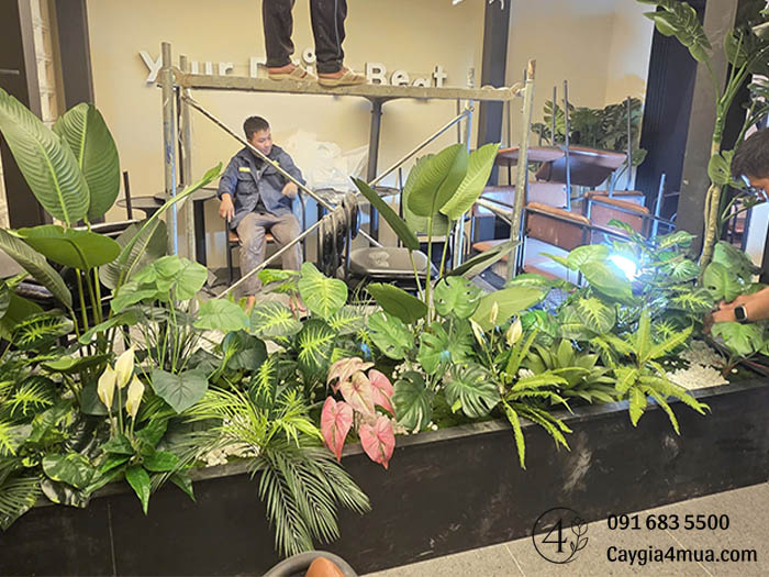 Cây Giả Decor Quán Cafe