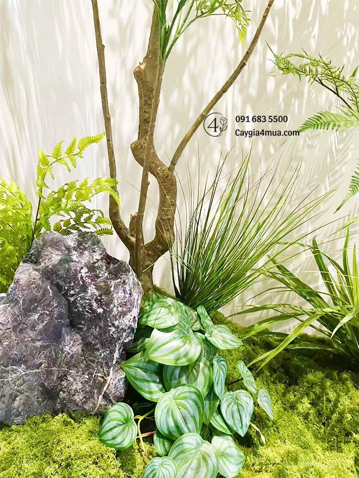 Decor Tiểu Cảnh Cây Nam Thiên Trúc Giả