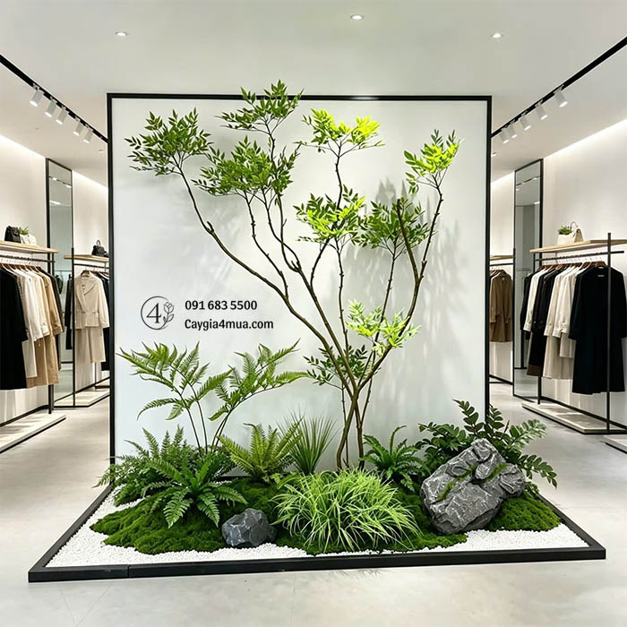Decor Tiểu Cảnh Cây Nam Thiên Trúc Giả