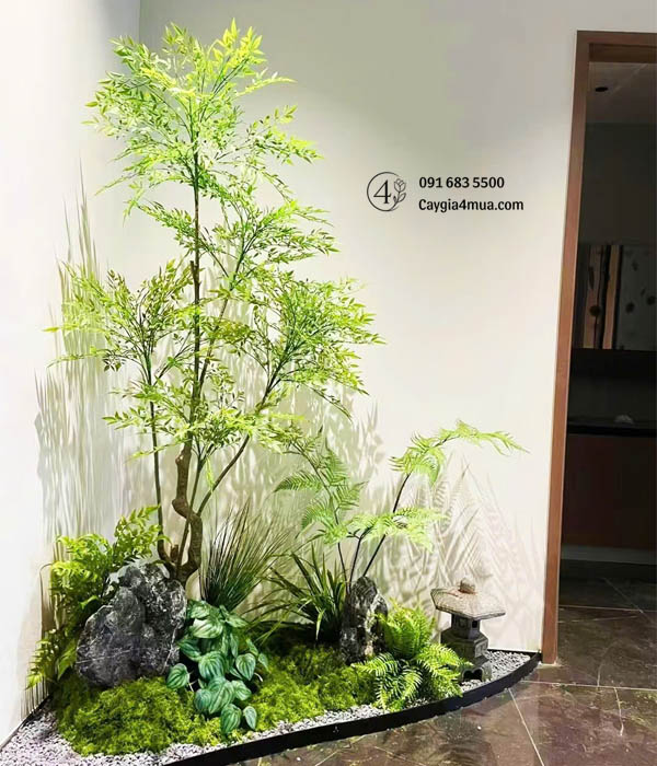 Decor Tiểu Cảnh Cây Nam Thiên Trúc Giả